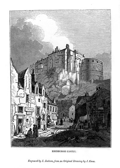 Edinburgh Castle, c1535-1570 1843 av J. Jackson