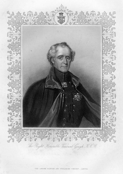 Den rätte ärade Viscount Gough, 1800-talet. av J. Jackson