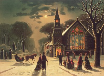 Julafton, pub. av J. Hoover and Son, 1878 av J. Latham