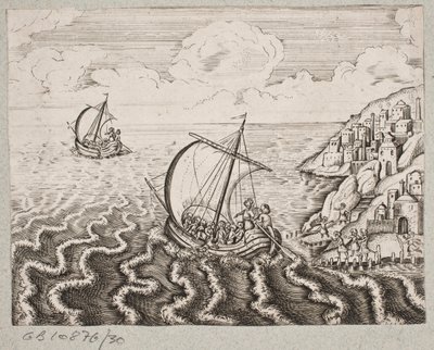 Illustration till Adam Olearius, "Persian Rosenthal av en genial poet Schich Saadi […]", Schleswig 1660 av J. Muller