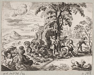 Illustration till Adam Olearius, "Persian Rosenthal av en genial poet Schich Saadi […]", Schleswig 1660 av J. Muller