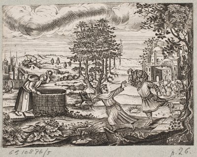 Illustration till Adam Olearius, "Persian Rosenthal av en genial poet Schich Saadi […]", Schleswig 1660 av J. Muller