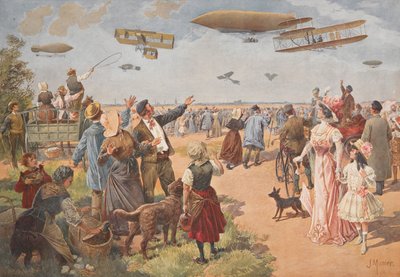 Luftutställningen, ca. 1908. av J. Munier