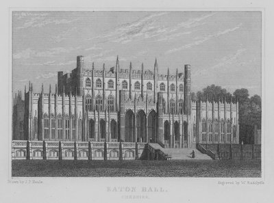 Eaton Hall, Cheshire (gravyr) av John Preston Neale