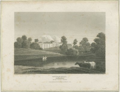 Enville Hall: gravyr, nd [c 1814] (tryck) av John Preston Neale