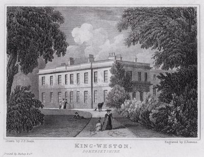 King-Weston, Somersetshire (gravyr) av John Preston Neale