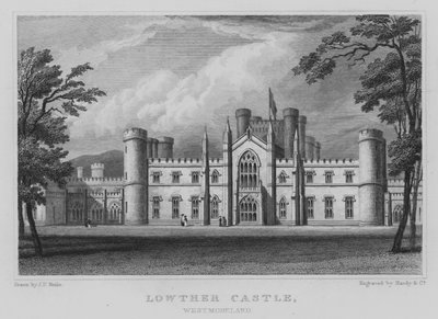 Lowther Castle, Westmoreland (gravyr) av John Preston Neale