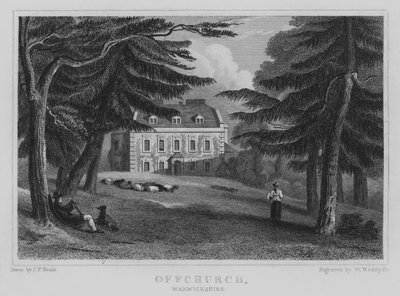Offchurch, Warwickshire (gravyr) av John Preston Neale