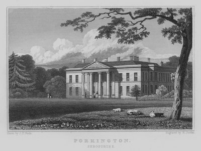 Porkington, Shropshire (gravyr) av John Preston Neale
