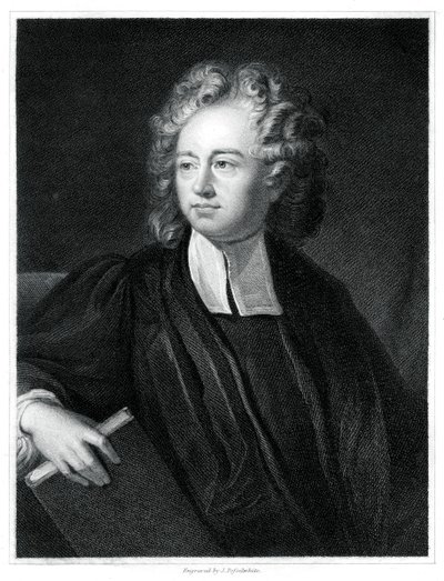Richard Bentley, engelsk teolog, klassisk forskare och kritiker, 1834. av J. Posselwhite