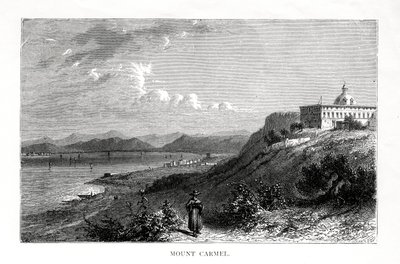 Karmelberget, Israel, 1800-talet. av J. Quartley