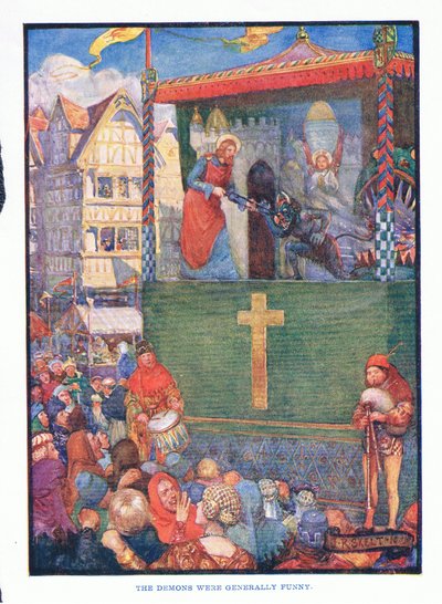Demonerna var allmänt roliga, från English Literature pub.av T C & EC Jack, ca 1920 av J. R. Skelton