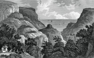 Danes Dyke, c1800-talet. av J. Rogers