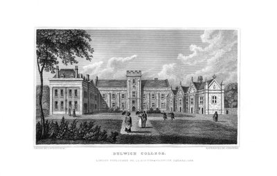 Dulwich College, London, 1829. av J. Rogers