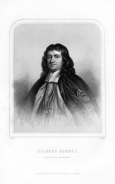 Gilbert Burnet, skotsk teolog och historiker, 1870 av J. Rogers