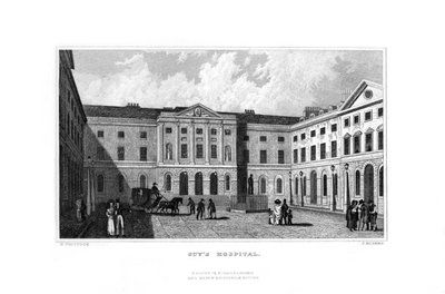 Guys Hospital, Southwark, London, 1829. av J. Rogers