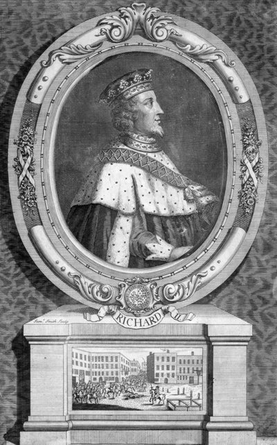 Richard II, kung av England. av J. Smith