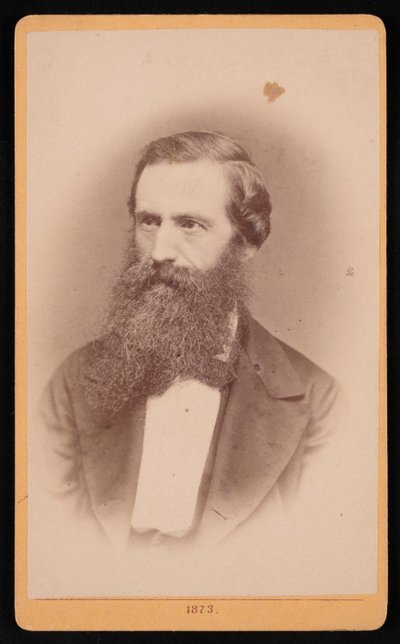 Porträtt av Mordecai Cubitt Cooke 1825-1914, 1873. av J Stegmann