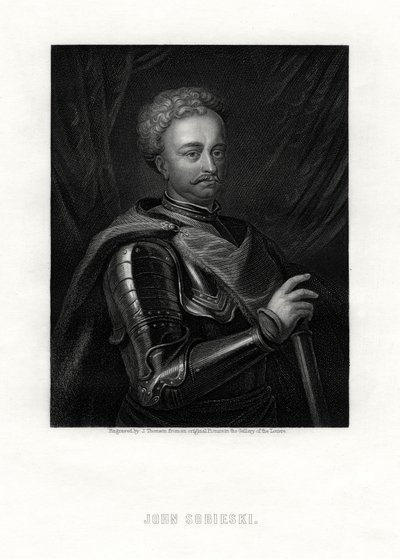 Jan III Sobieski, monark av polsk-litauiska samväldet, 1800-talet av J. Thomson