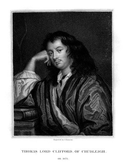 Thomas Clifford, 1:e baron Clifford av Chudleigh, engelsk statsman och politiker, 1828. av J. Thomson