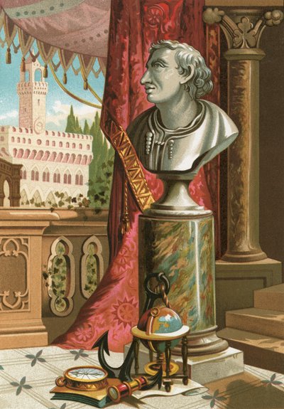 Amerigo Vespucciswed av J. Ventura