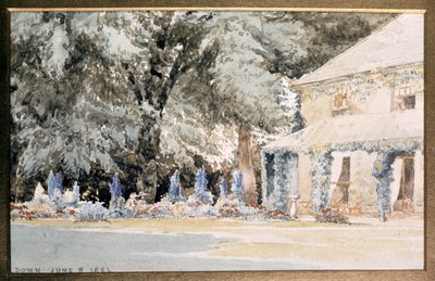 Darwins hus, "Down House, Kent" av J. Wedgwood