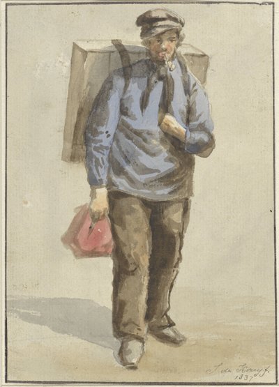 Porträtt av Gerrit van Schoorl av J. de Kruyff