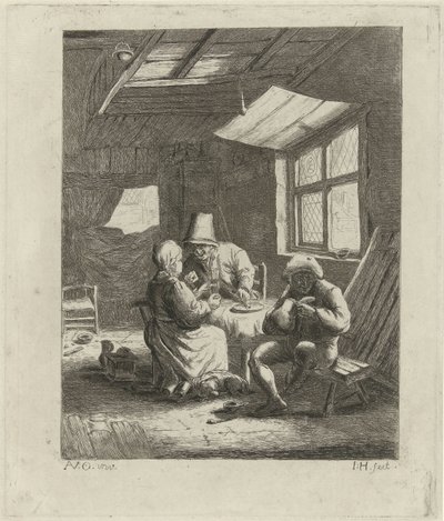 Bondgårdsinredning (första versionen) av Jabes Heenck