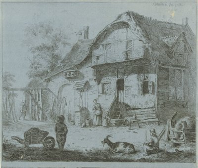 Figurer på en bondgård av Jabes Heenck