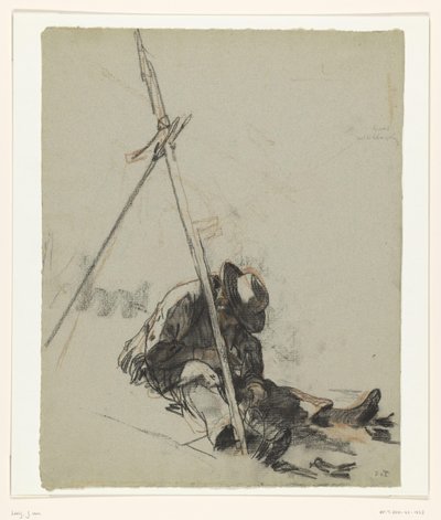 En gräsklippare av Jac van Looij (signed by artist)