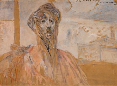 Självporträtt, skiss av Jacek Malczewski
