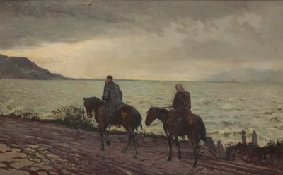 Don Quijote och Sancho Panza av Jacek Malczewski