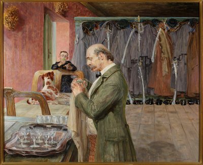 Mitt liv - triptykens mittdel av Jacek Malczewski