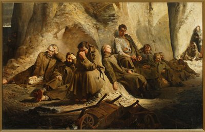 Söndag i gruvan (Vila i gruvan) av Jacek Malczewski