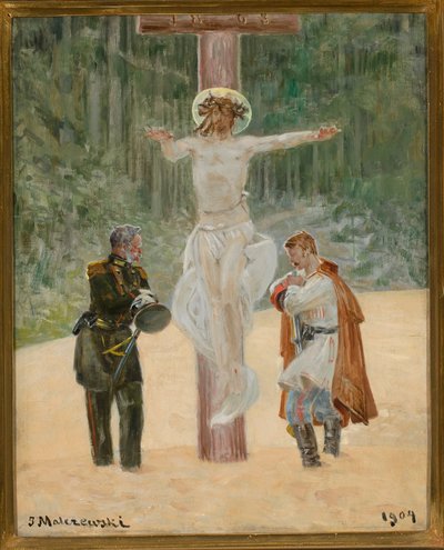 Försoning (Symbolisk scen från upproret 1863) av Jacek Malczewski