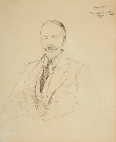 Porträtt av Feliks Konopka (1888–1982) av Jacek Malczewski