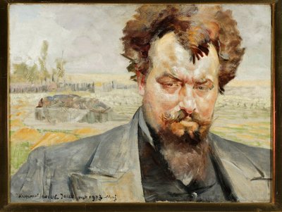 Porträtt av Jan Kasprowicz av Jacek Malczewski