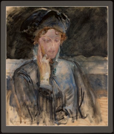Porträtt av Maria Balowa av Jacek Malczewski