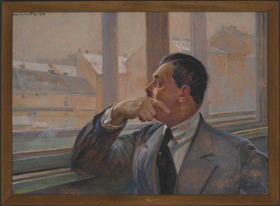 Porträtt av Mieczysław Gąsecki av Jacek Malczewski