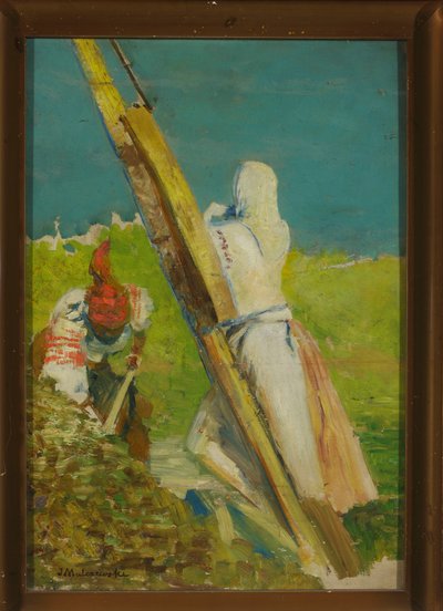 Beim Kran av Jacek Malczewski