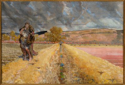 Sankta Agnes av Jacek Malczewski