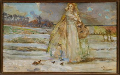 Sankta Agnes av Jacek Malczewski