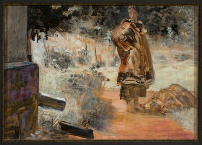 Den förgiftade brunnen, skiss av Jacek Malczewski