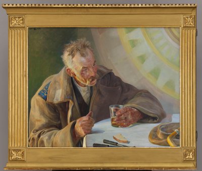Den landsförvisade - vänstra delen av triptyken av Jacek Malczewski