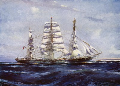 Clipperskepp: Samuel Plimsoll (färg litho) av Jack (after) Spurling