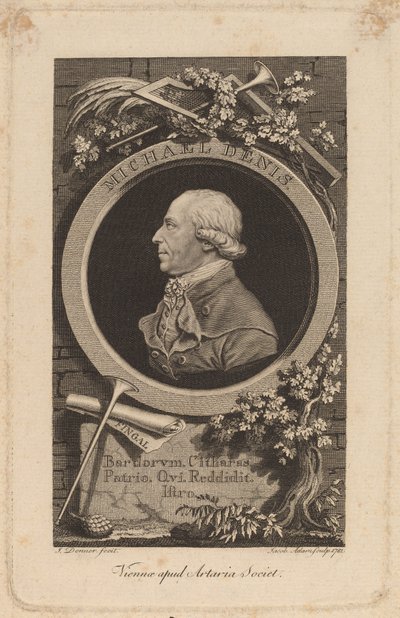 Johann-Michael Denis, 1781. av Jacob Adam