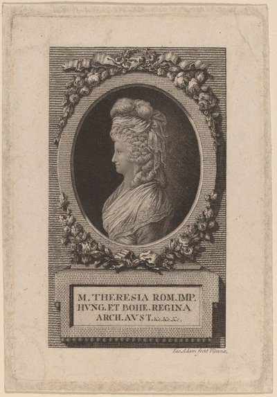 Marie-Thérèse, heliga romerska kejsarinnan av Jacob Adam