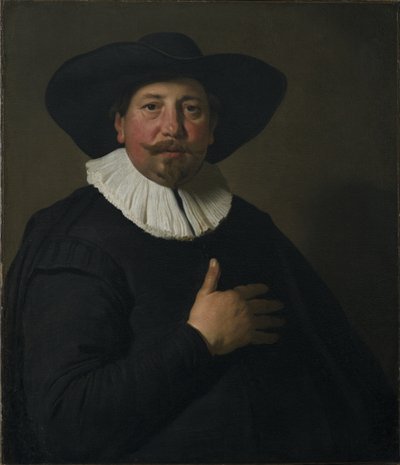 Porträtt av en man, ca 1638 av Jacob Adriensz Backer