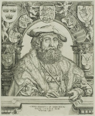kung Christian II av Danmark av Jacob Binck