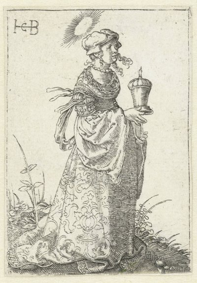 Maria Magdalena träffade zalfpot av Jacob Binck